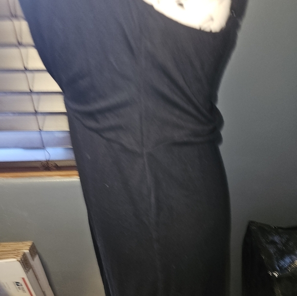 H & M Womans Black Spaghetti Strap Dress Size L - Picture 4 of 11